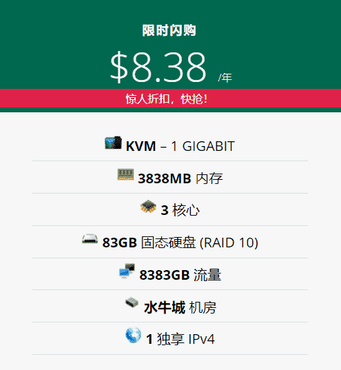 超便宜巨离谱VPS—足以让每位站长看了自打耳光