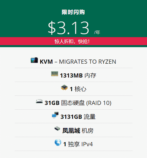 超便宜巨离谱VPS—足以让每位站长看了自打耳光