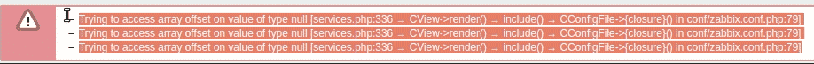 Zabbix4.0安装后PHP报错:Array and string offset access syntax with curly braces is deprecated [zabbix.php:21 →